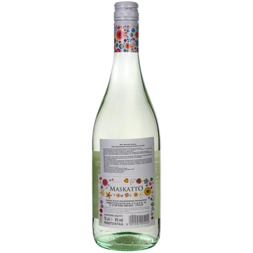 Вино Maskatto MPF Bianco белое сладкое 6% 0.75 л (FSH_8001592005444): Страна производитель Италия
