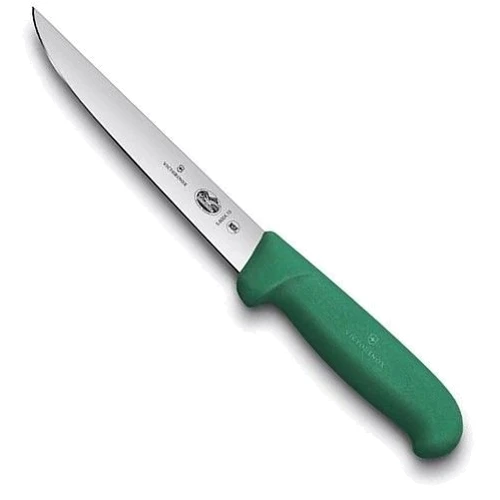 Кухонный нож Victorinox Fibrox 15см с зелен. ручкой (5.6004.15)