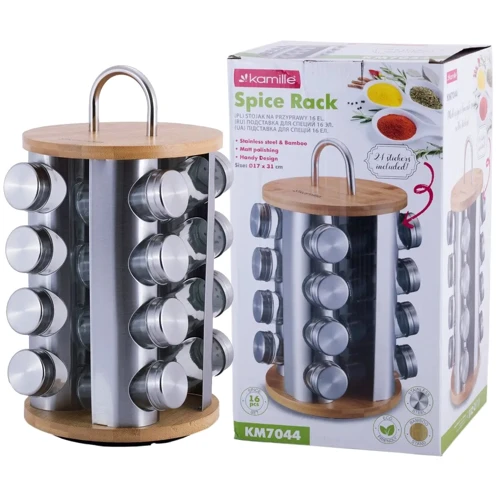 Набір для спецій Kamille 17 шт (KM-7044): Тип Набір ємностей для спецій