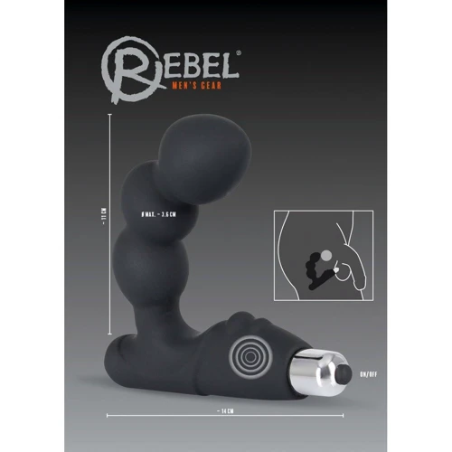 Масажер простаты Rebel Bead-Shaped Prostate Stimulator