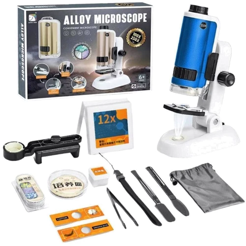 Мікроскоп дитячий MIC Alloy Microscope (синій) (SD662): Вік от 6-ти лет