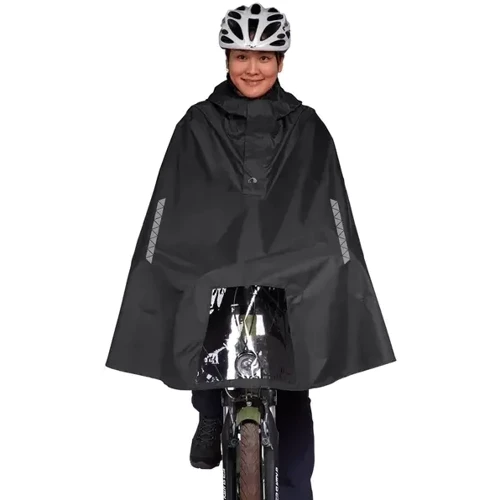 Пончо Tatonka Bike Poncho Black M (TAT 2802.040-M) фото 2