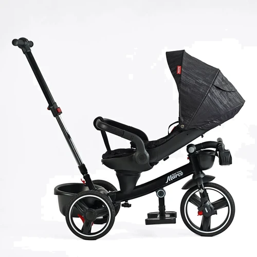 Дитячий велосипед Best Trike 3-х колісний чорний (9155/365-12) фото 5