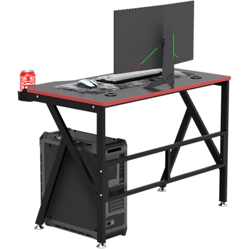 Геймерский стол GT Racer 120x60x73 см Black (T-1218)