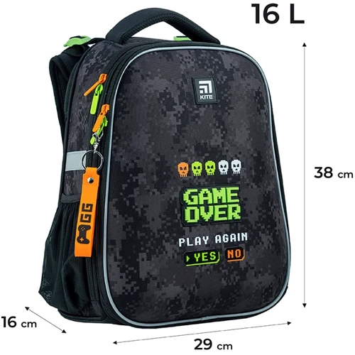 Рюкзак Kite Education каркасный 531 Game Over (K24-531M-6) фото 19