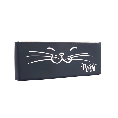 Пенал силиконовый YES SI-01 Meow черный (532982): Год выпуска коллекции 2020