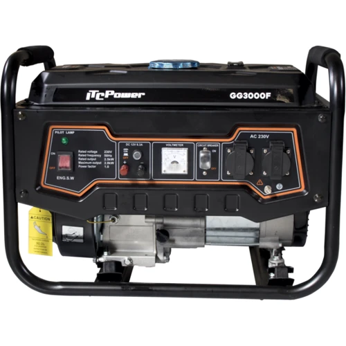 Генератор бензиновий ITC POWER GG3000F 2500/2800 W: Тип електростанції бензиновий