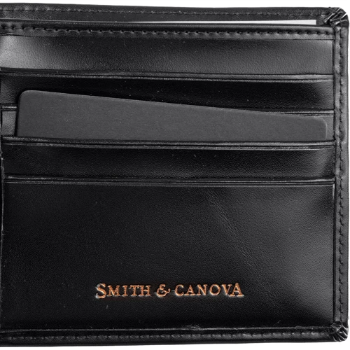 Мужское портмоне Smith&Canova черное (FUL-28659N-black): Формат кошелька Вертикальный