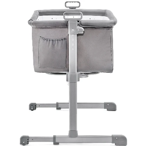 Приставная кроватка-люлька Kinderkraft Neste Grey (KKLNESTGRY0000): Опускающаяся стенка есть