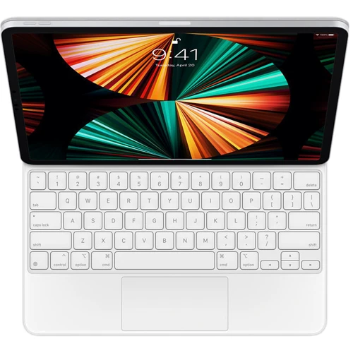 Аксессуар для iPad Apple Smart Keyboard Magic White (MJQL3) for iPad Air 13 (2024 / 2025) / iPad Pro 12.9 (2018-2022)
