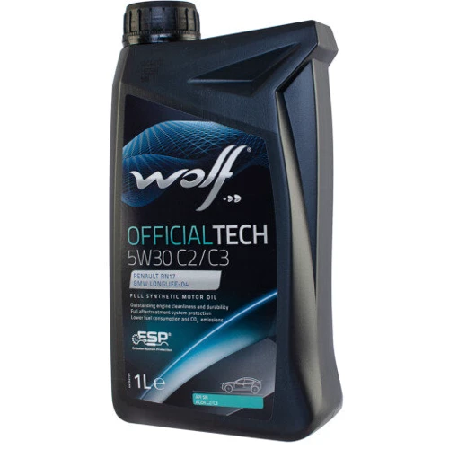 Моторне масло WOLF OFFICIALTECH 5W30 C2/C3 1Lx12