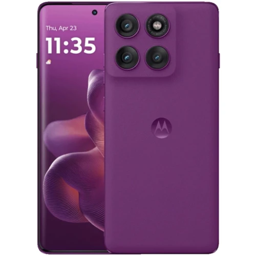 Смартфон Motorola Edge 60 Pro 5G 8/256GB Sparkling Grape (UA UCRF): Дисплей 6.7" P-OLED (2712x1220) / 444 ppi / Corning Gorilla Glass 7i