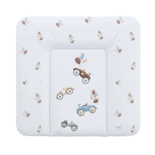Пеленальный матрас Cebababy 75x72 Retro Autumn W-144-000-640, Retro Cars, белый: Производитель Cebababy