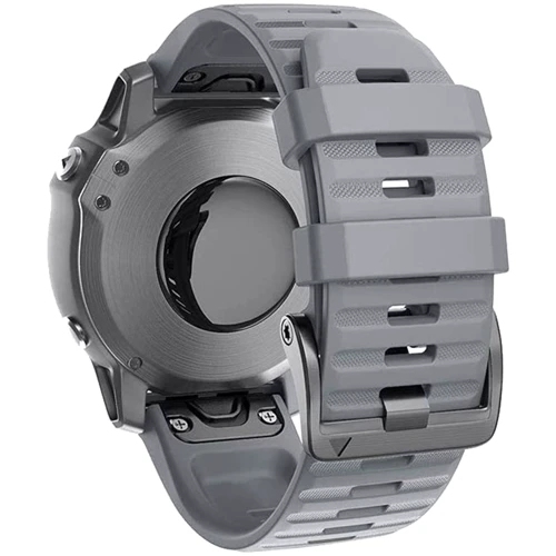 Ремінець Armorstandart Silicone 22mm для Garmin Fenix 5/6 Grey (ARM60797): Колір серый