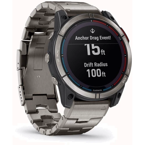 Смарт-часы Garmin Quatix 7X Solar Edition (010-02541-61): Цвет ремешка серебристый