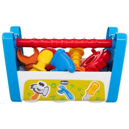 Набор инструментов Chicco Gear & Workbench (10062.00): Назначение игрушки Сенсорные навыки, Сообразительность, Творческое развитие, Цветовое восприятие, Развитие воображения,