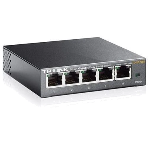 Сетевой коммутатор TP-LINK TL-SG105E: Порты только Gigabit Ethernet (10/100/1000)