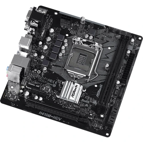 ASRock H410M-HDV Socket 1200: Оперативна пам'ять 2xDDR4 2933 МГц, до 64 ГБ