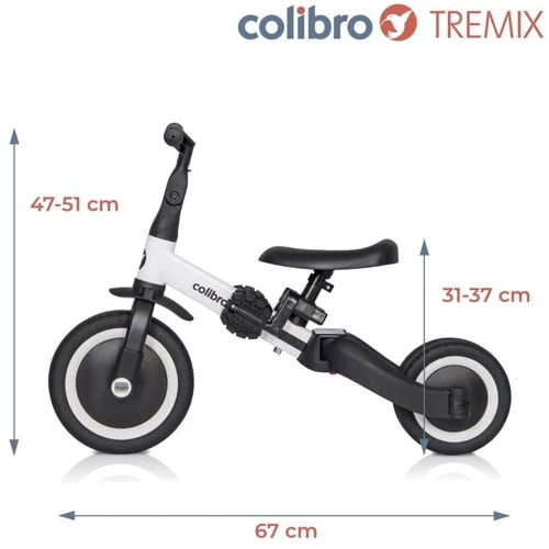Велосипед Colibro TREMIX 4в1 Magnetic, черный фото 6