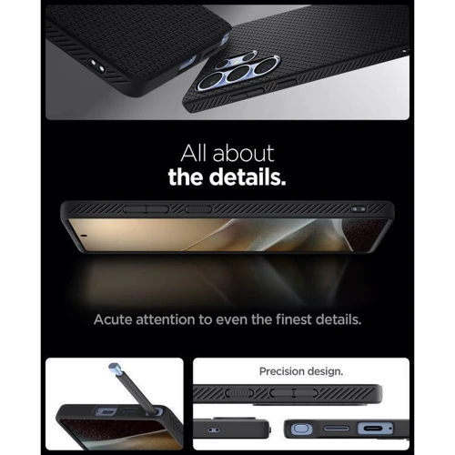 Чехол для телефонов Spigen Liquid Air Matte Black (ACS08953) for Samsung S938 Galaxy S25 Ultra фото 18