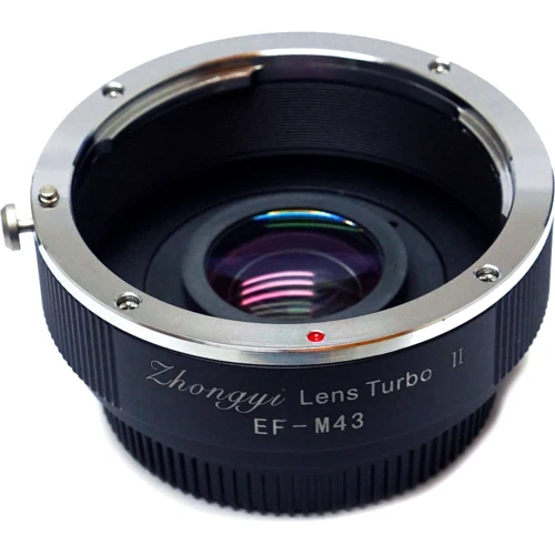 Адаптер для объективов Mitakon Zhongyi Turbo Mark 2 EF-M43 (MTKLTM2EFM43) фото 2