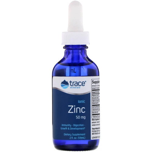 Trace Minerals Research, Ionic Zinc, 50 mg, 2 fl oz (59 ml) (TMR-00019)