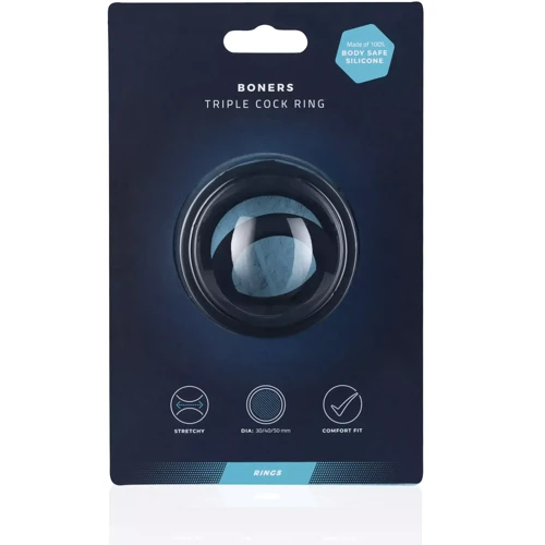 Эрекционное кольцо Boners Triple Cock Ring