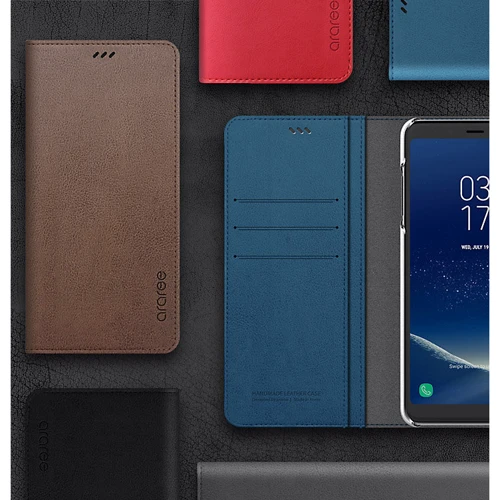 Чехол для телефонов Samsung Flip Wallet Cover Black (GP-A730KDCFAAA) for Samsung A730 Galaxy A8 Plus 2018: Цвет черный