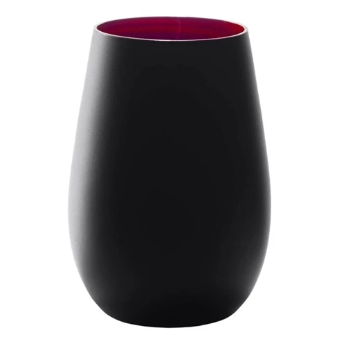 Стакан Stoelzle Red&Black матовый черный/красный 465 мл (109-3529312)