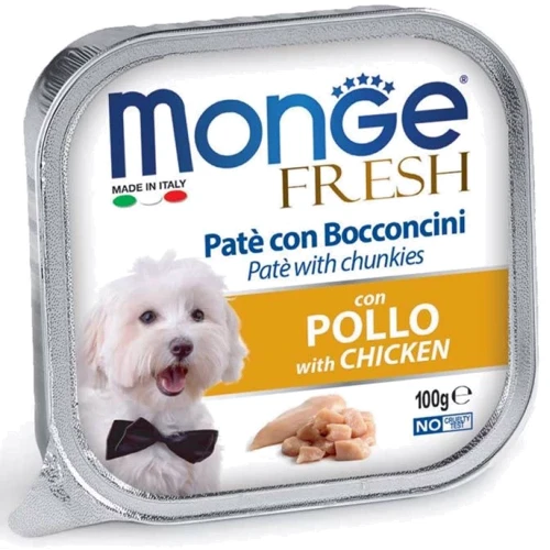 Паштет для собак Monge Dog Fresh с курицей 0.1 кг (70013062)