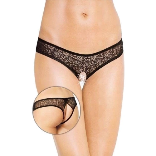 Женские стринги SoftLine - G-string 2446, M/L (black)
