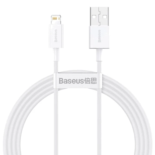 Кабель Baseus USB Cable to Lightning Superior Series 2.4A 1.5m White (CALYS-B02)