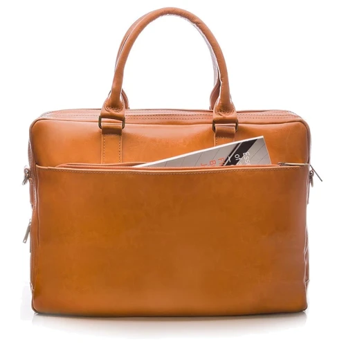 Solier DUNDEE Leather Bag Camel (SL01Camel) for MacBook Pro 15" фото 5
