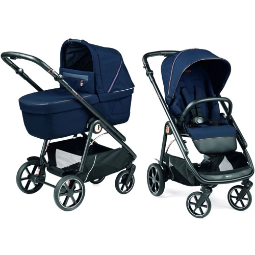 Коляска 2в1 Peg-Perego Veloce Blue Shine (PACK-VEL2100000017): Кількість блоків 2