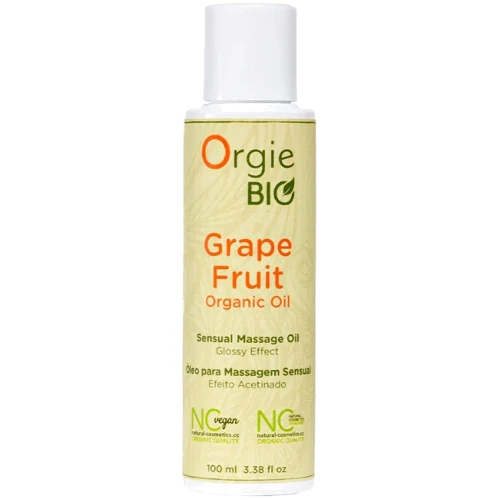 Массажное масло Orgie Bio Organic Oil Grapefruit (100 мл), органическое, веганская формула: Тип Масло