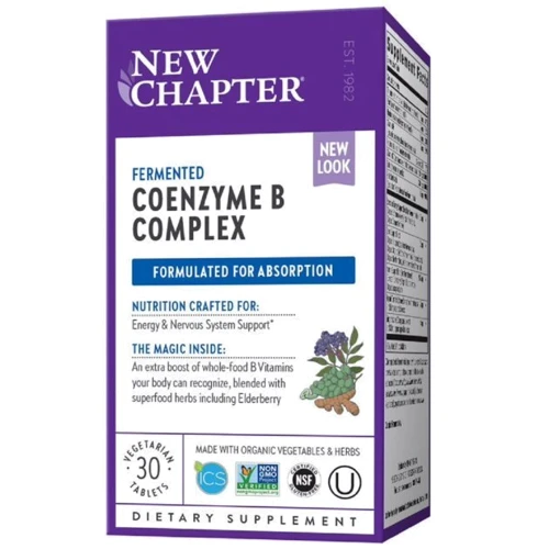 New Chapter Coenzyme B Complex Коэнзим В-комплекса 30 таблеток: Тип Витамин B