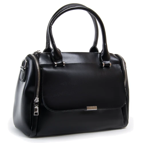 Женская сумка саквояж Alex Rai 03-01 2231 black черная (34306)