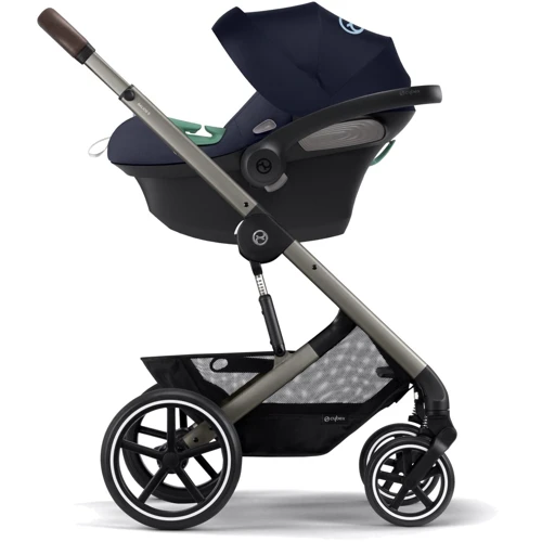 Прогулочная коляска Cybex Balios S Lux TPE Sky Blue с бампером (522002557): Ширина шасси 60 см