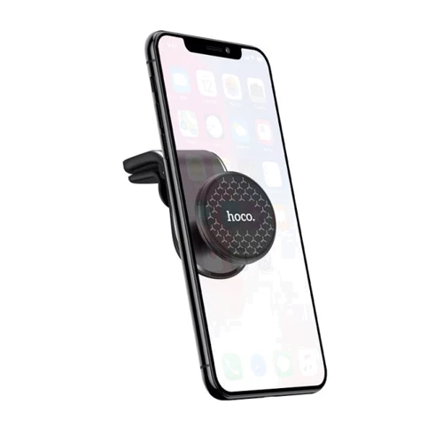 Держатель Hoco Car Holder Air Vent Magnetic Black (CA59): Совместимость универсальный, Apple