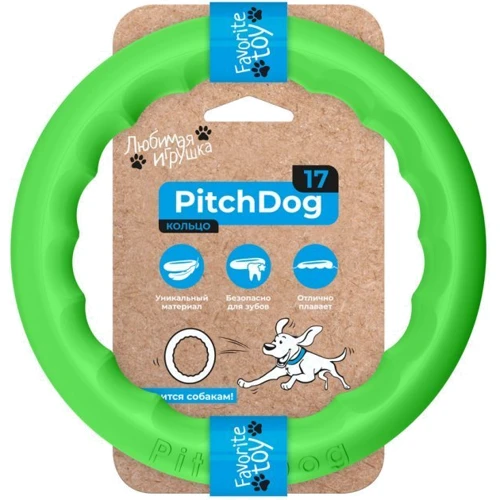 Кольцо для апортировки PitchDog диаметр 17 см салатовое (62365): Производитель PitchDog