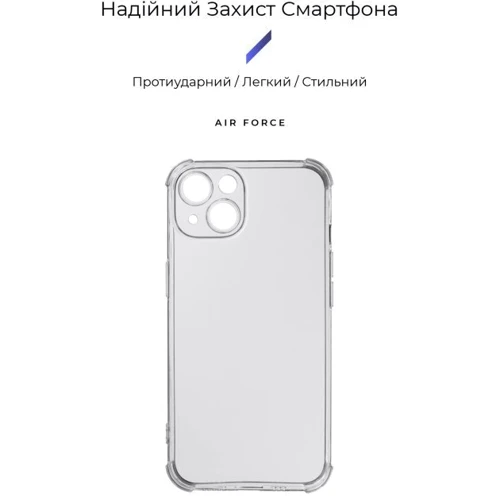 Чехол для iPhone ArmorStandart Air Force Camera cover Transparent for iPhone 13 (ARM66354): Цвет прозрачный