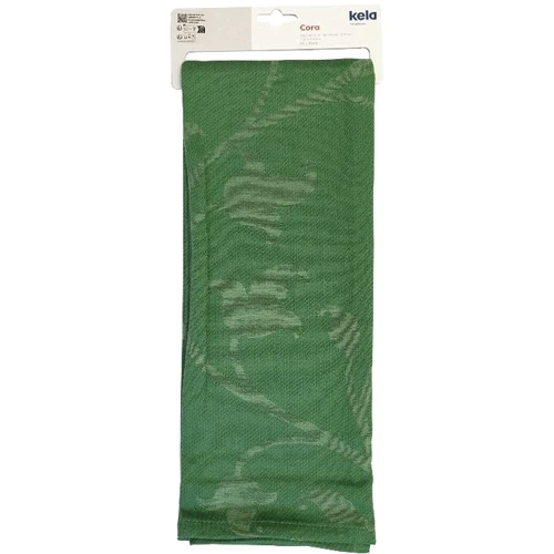 Полотенце KELA Cora темно-зеленый узор 70x50 см (12825)
