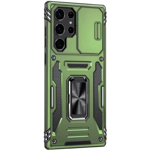 Чехол для телефонов Mobile Case Camshield Army Ring Army Green for Samsung S938 Galaxy S25 Ultra: Совместимость Samsung S938 Galaxy S25 Ultra