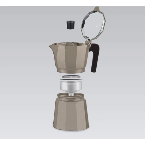 Гейзерная кофеварка Maestro на 3 чашки 150 мл (MR-1666-3-BROWN): Объем, л 0.15