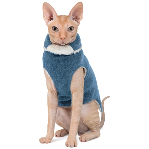 Свитер Pet Fashion Cat бирюза S для котов (4823082429530)