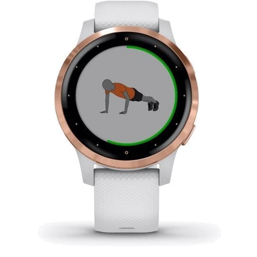 Смарт-часы Garmin vivoactive 4S Rose Gold Stainless Steel Bezel with White Case and Silicone Band (010-02172-22): Совместимые ОС Android / iOS