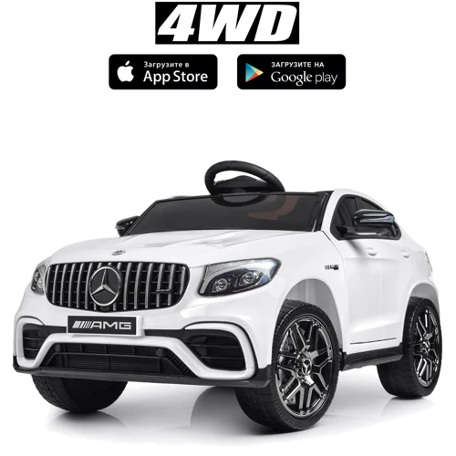 Детский электромобиль Bambi Mercedes 4WD White (M 4140EBLR-1): Материал колес EVA