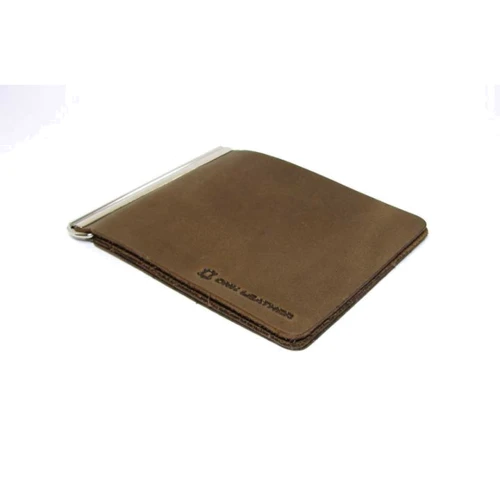 Мужской зажим для денег DNK Leather коричневый (DNK Зажим Spring+ col.G): Страна производитель Украина