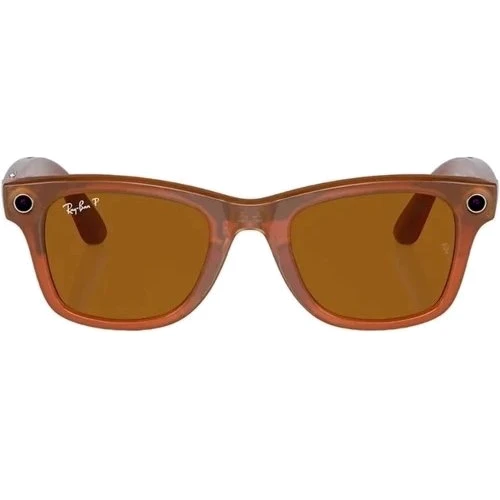 Смарт-очки Ray-Ban Meta Wayfarer Shiny Caramel Frame Brown Lenses size M (RW4006 670683 50-22) (Аксессуары и гаджеты для виртуальной реальности)(79008742)Stylus approved
