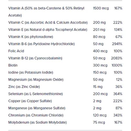 GNC Women's Multivitamin 50 Plus, 120 CapLets фото 5